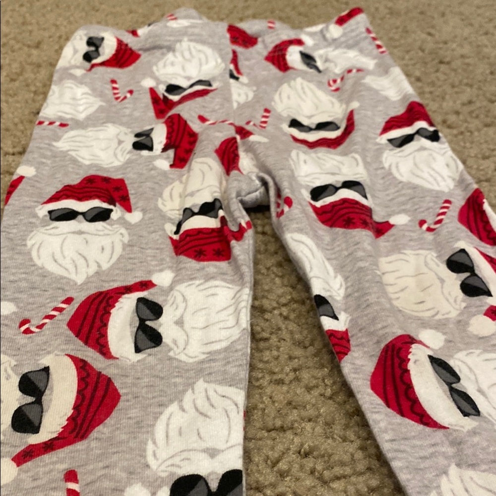 The Children's Place Gray and Red Pajama Sets with Santa Claus Design - Picture 7 of 9